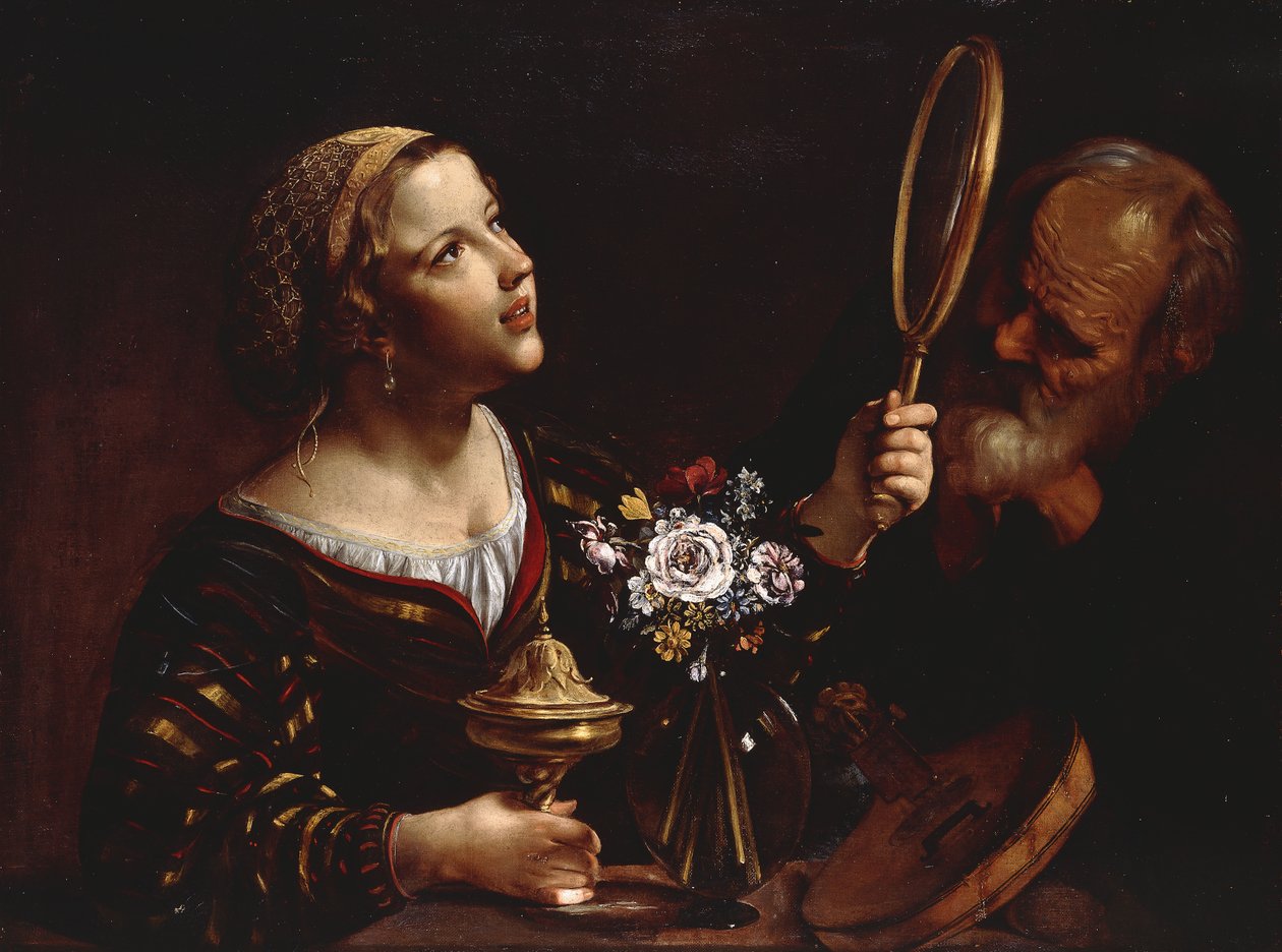 En allegori om sansene, av Angelo Caroselli