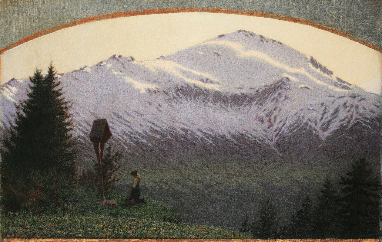 Hei Kveldens Maria, 1910. av Angelo Morbelli