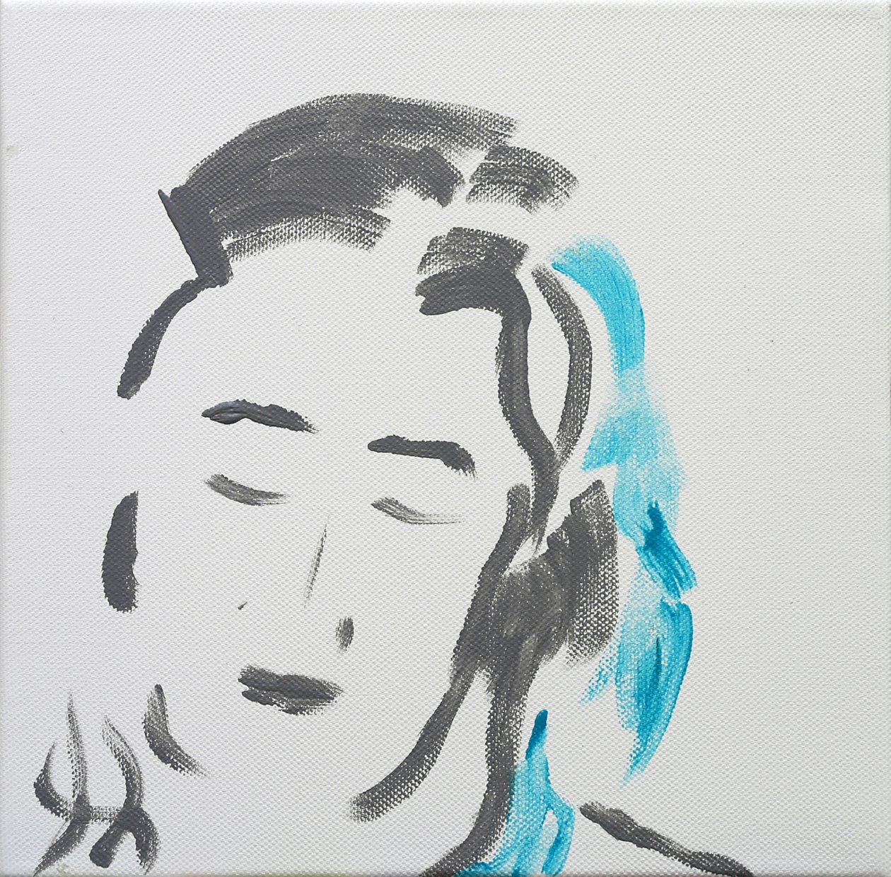 Portrett av en rolig kvinne, 2019 av Angie Kenber