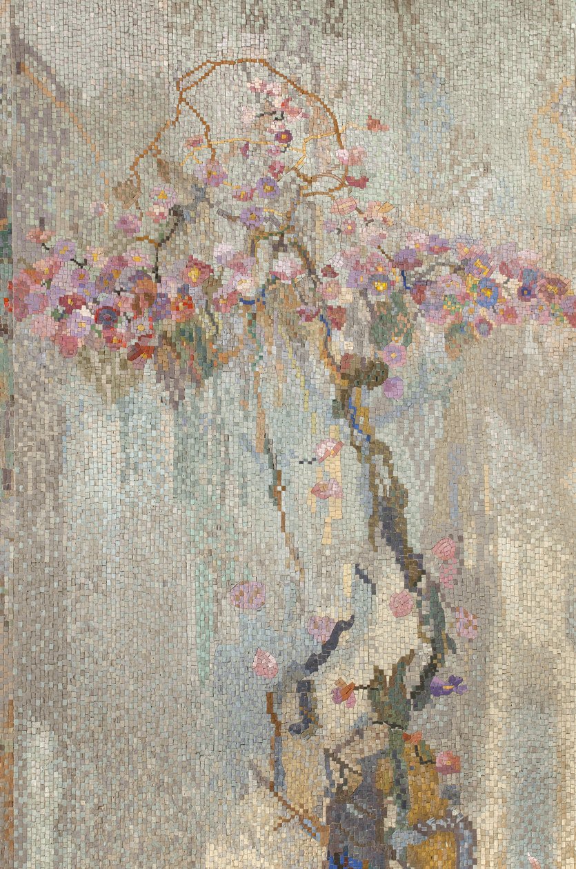 Blomster, 1914 (mosaikk) av Angiolo DAndrea