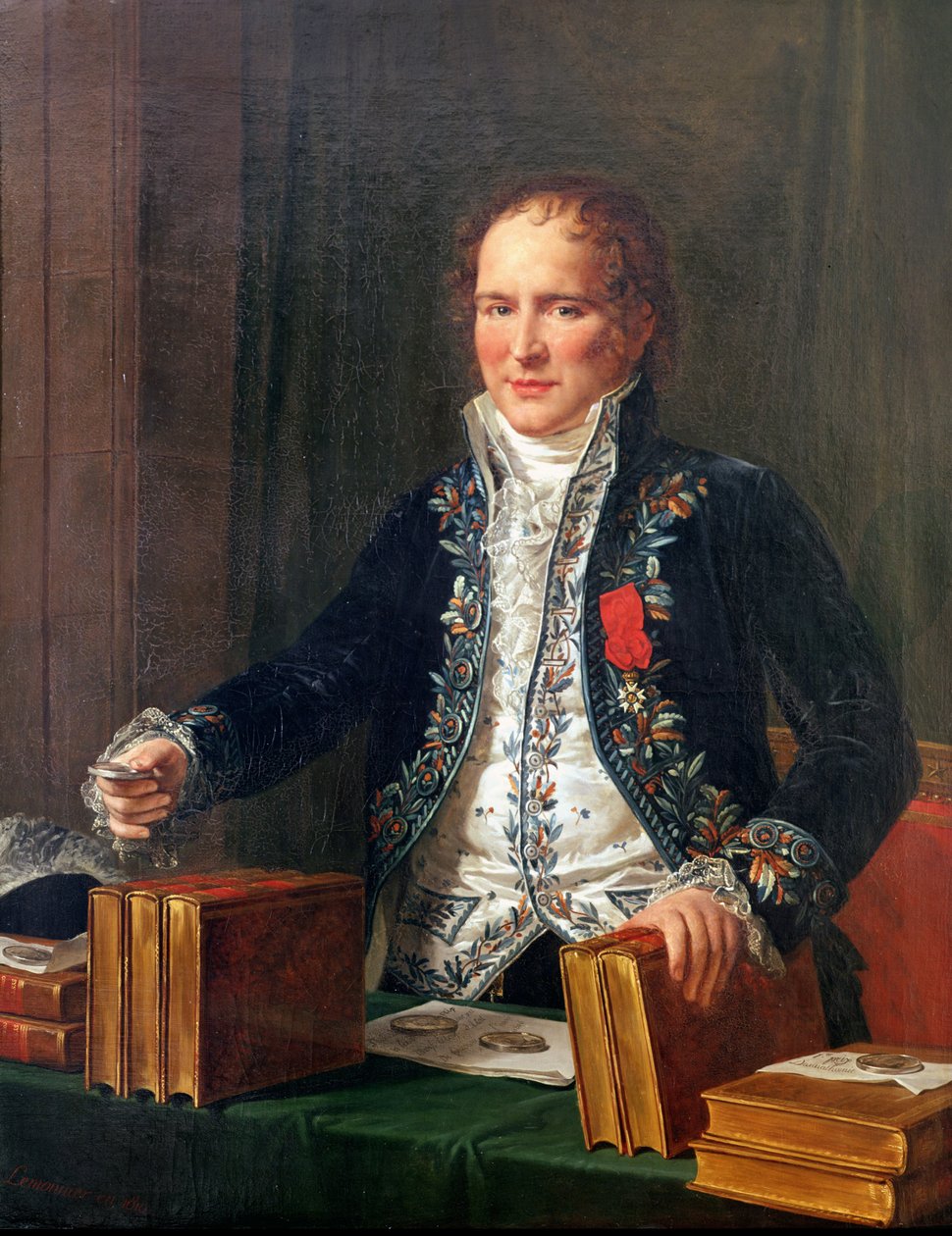 Portrett av Antoine Francois de Fourcroy (1755-1809) av Anicet Charles Lemonnier