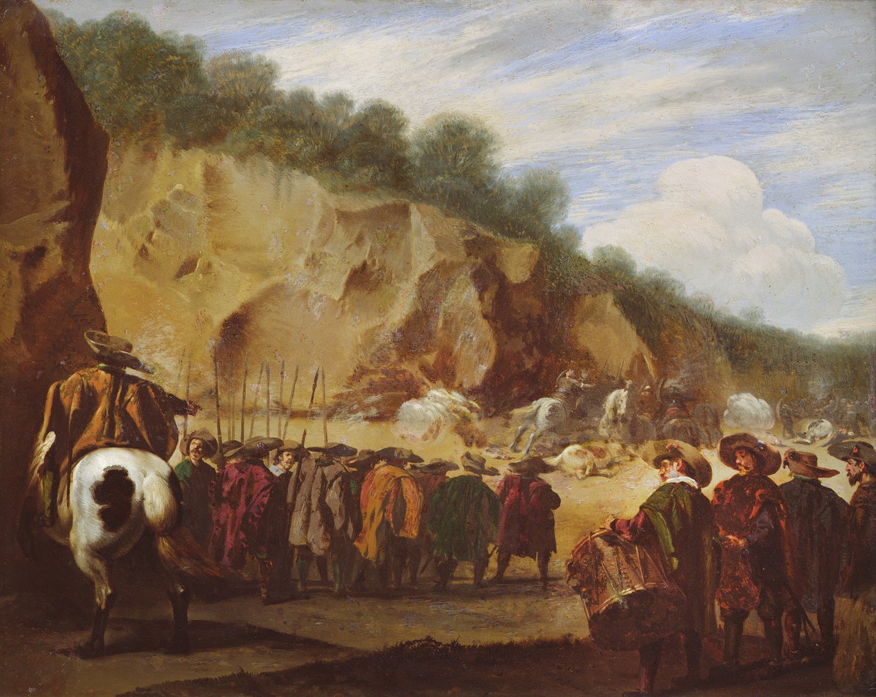 The Ambush, ca. 1646-56 av Aniello Falcone