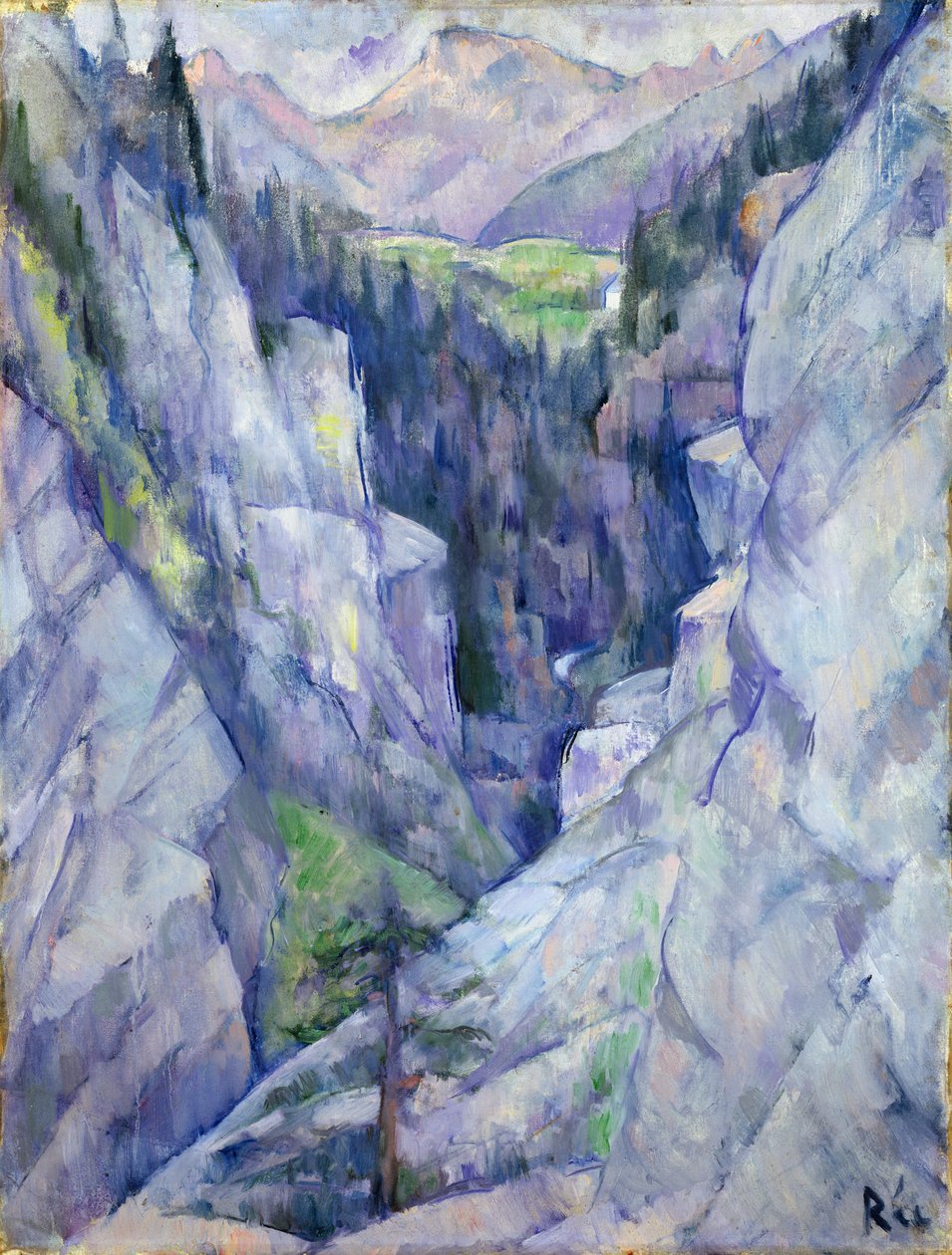 Ravine at Pians, 1921 av Anita Ree