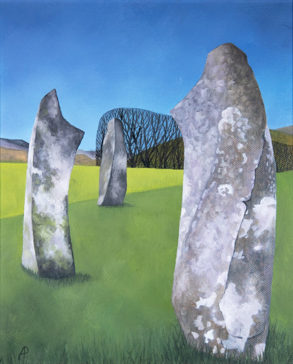 Kilmartin Stones 2, 2018 av Anna Phillips