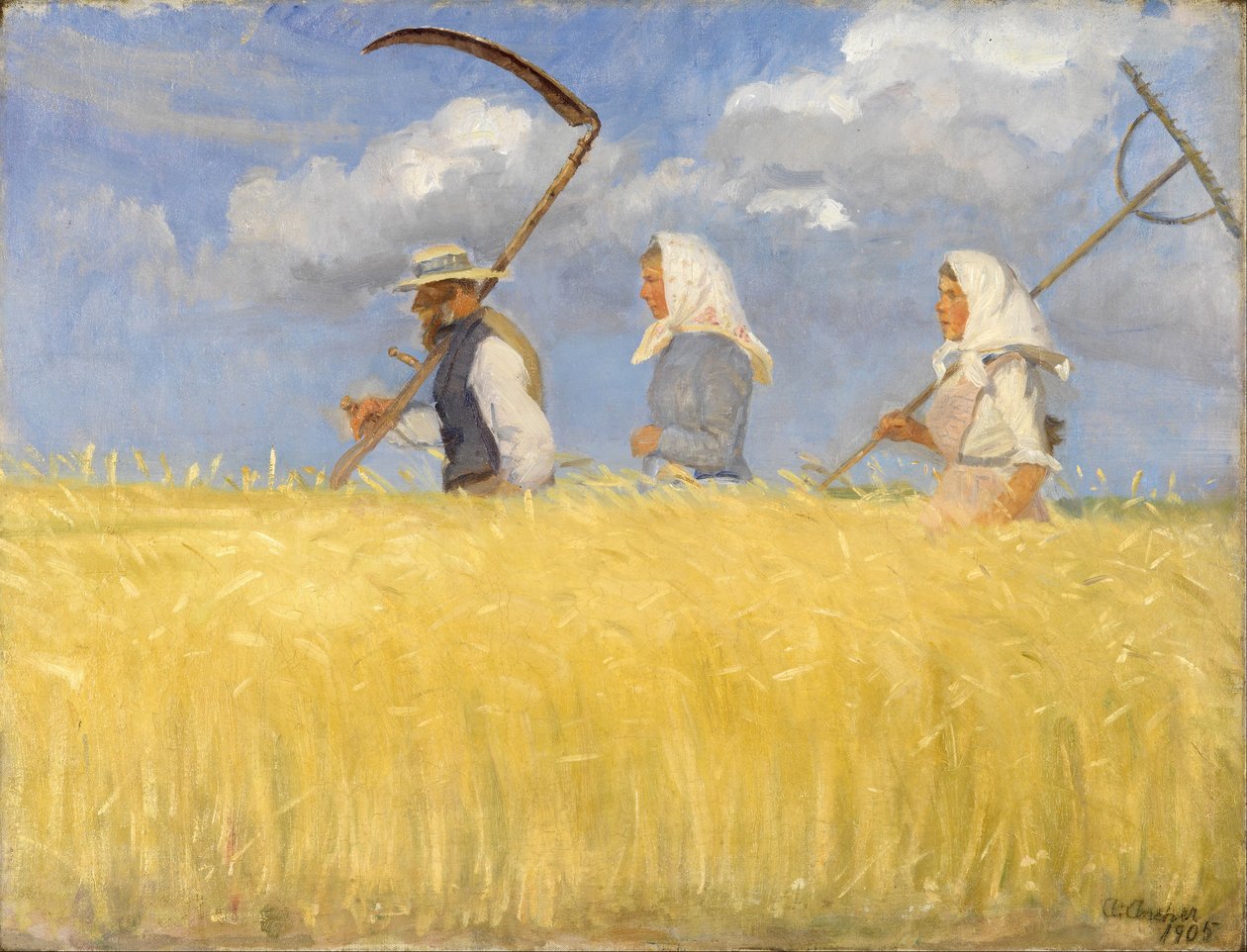 Høstere av Anna Ancher