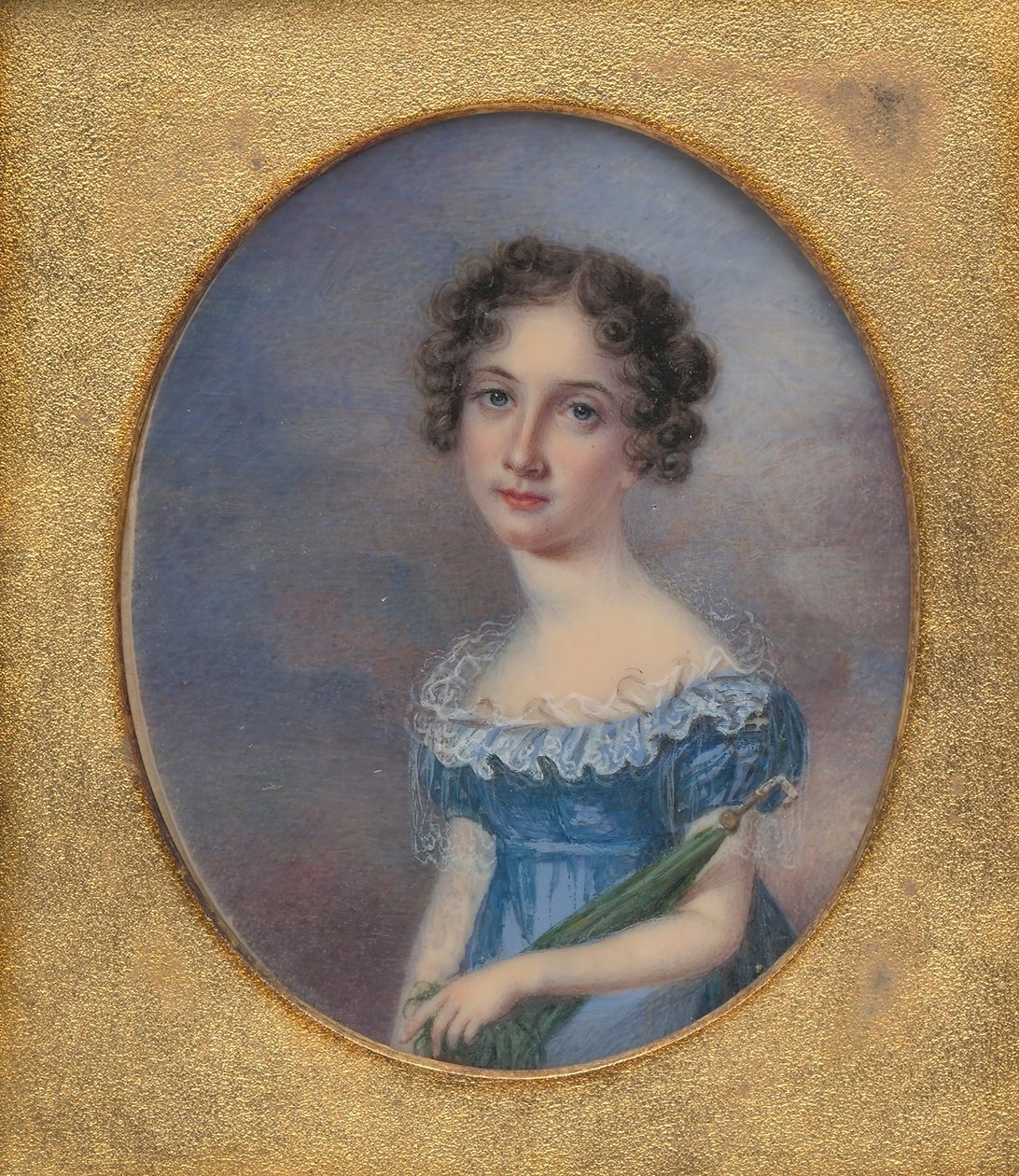 Sarah Ann Beck, ca. 1818. av Anna Claypoole Peale