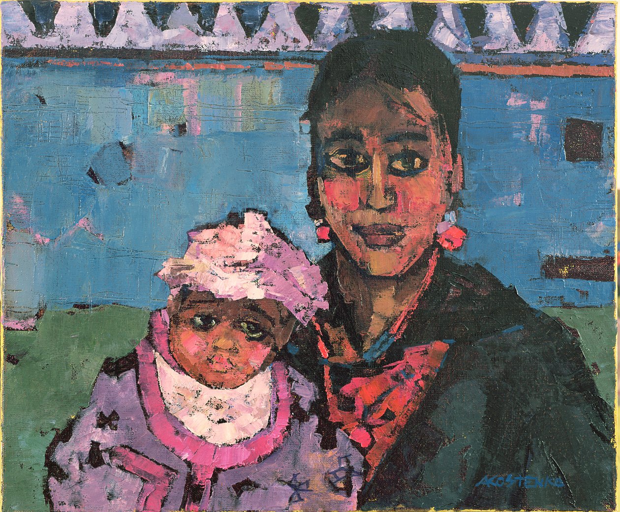 Spansk mor av Anna Contemporary Artist Kostenko