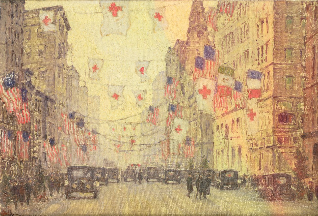 Fifth Avenue i våpenvåpenvinteren av Anna Richards Brewster