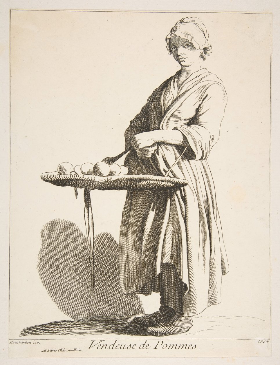 Apple-selger, 1746. av Anne Claude Philippe de Caylus