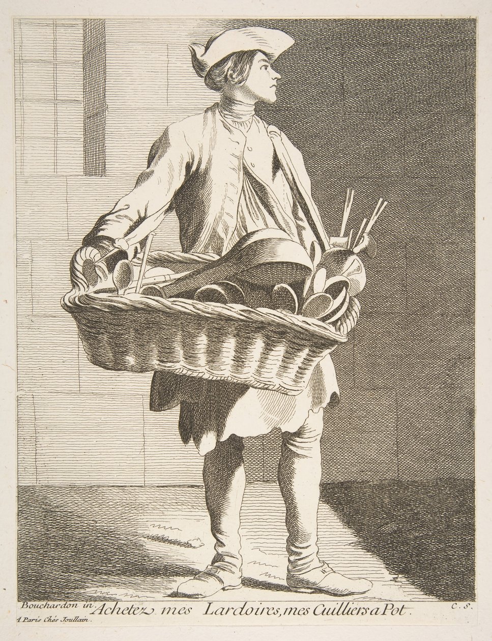 Kjøper av kokekar, 1746. av Anne Claude Philippe de Caylus