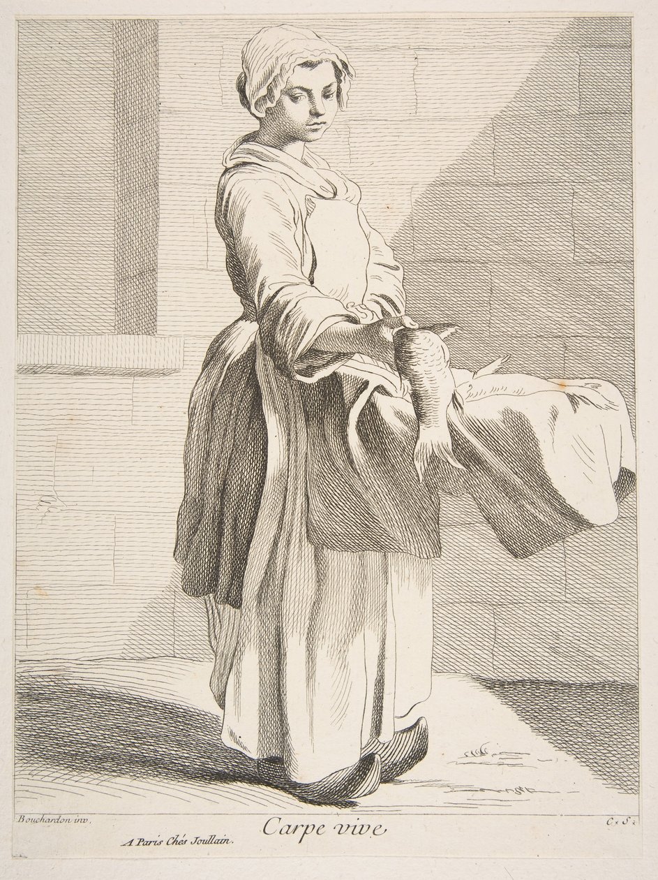 Fiskeleverandør, 1738. av Anne Claude Philippe de Caylus