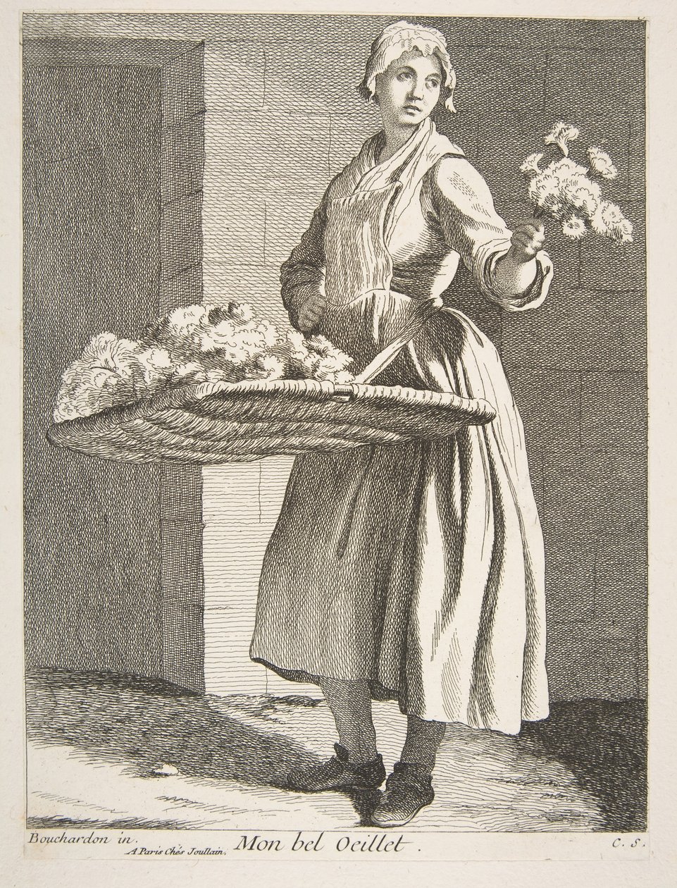 Blomsterforhandler, 1738. av Anne Claude Philippe de Caylus