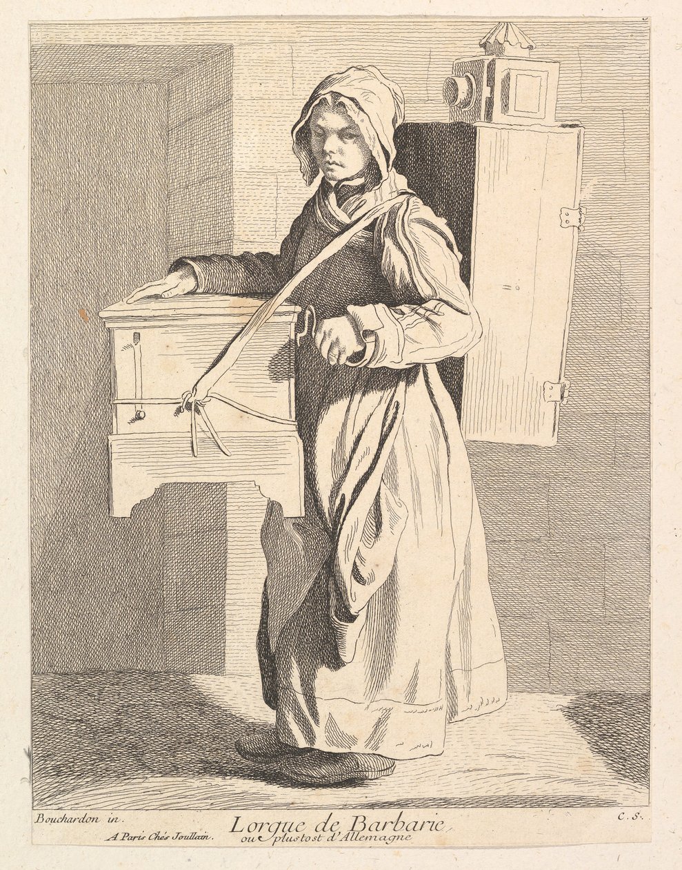 Orgelkvern, 1737. av Anne Claude Philippe de Caylus