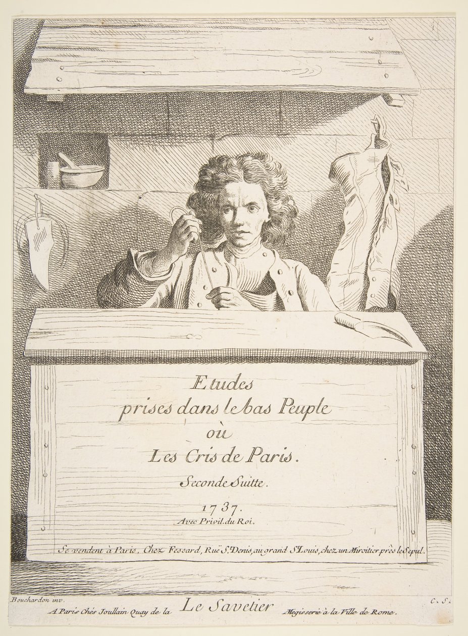 Skomakeren, 1737. av Anne Claude Philippe de Caylus