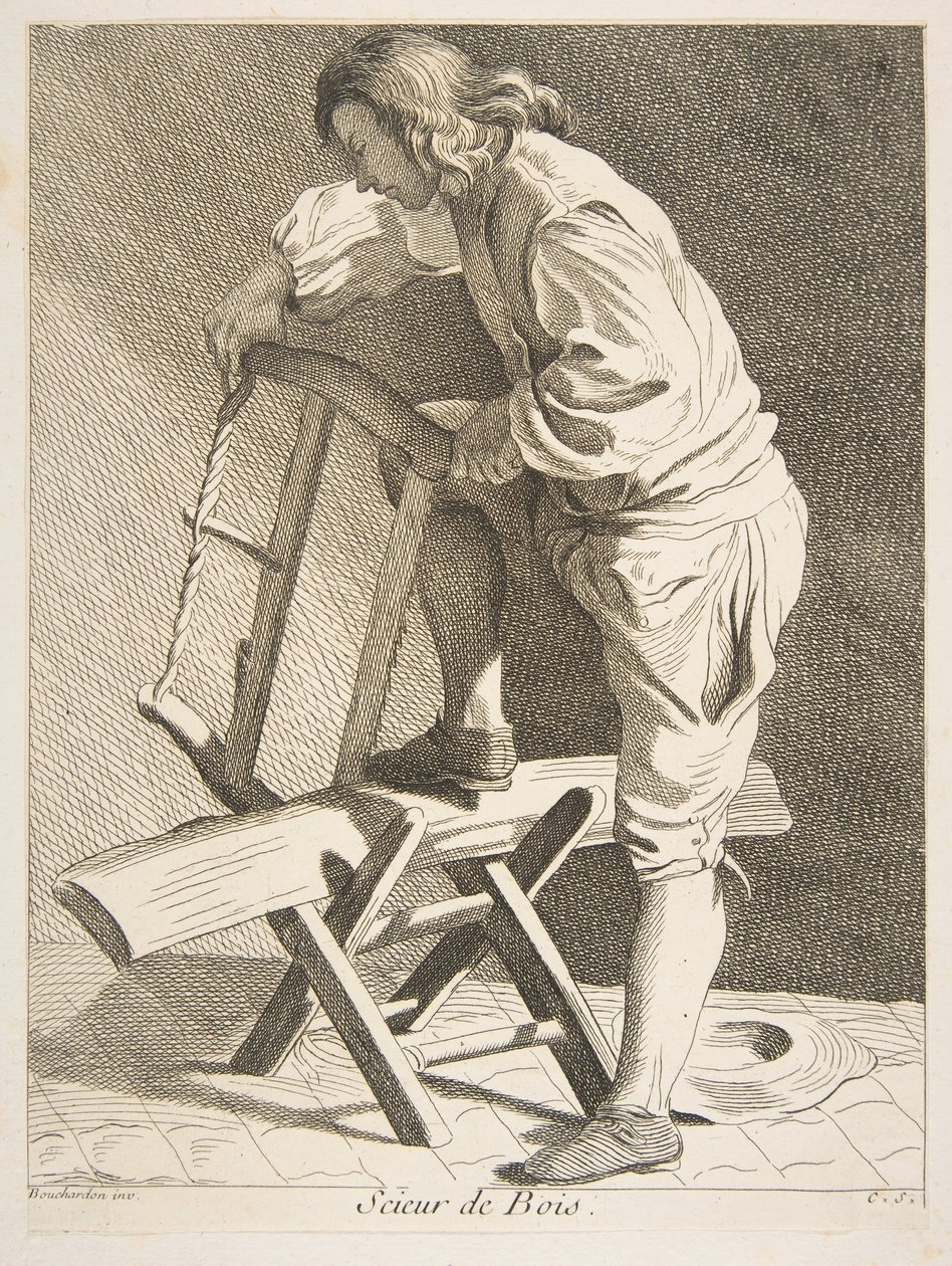 Vedskjærer, 1742. av Anne Claude Philippe de Caylus