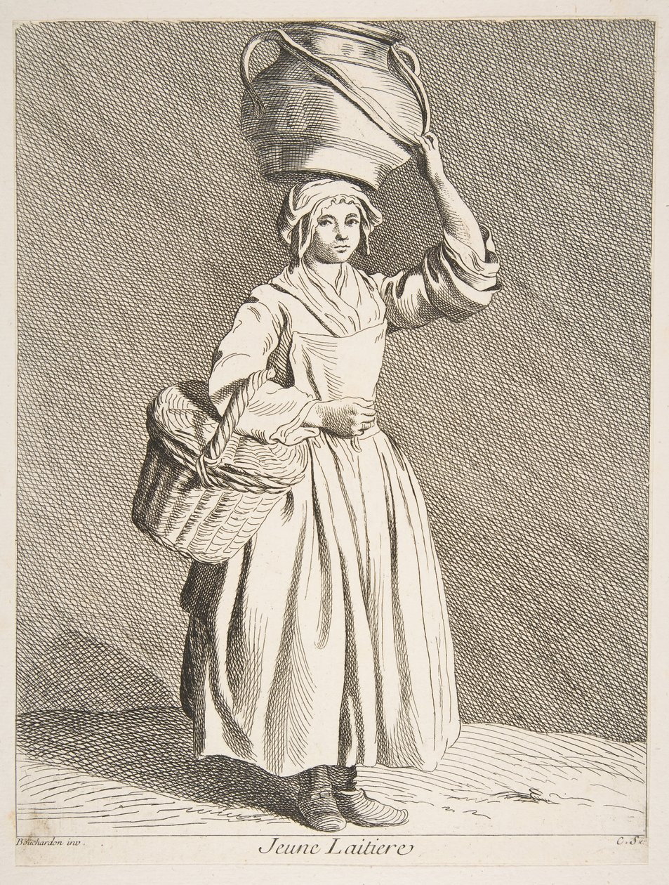Ung melkepike, 1737. av Anne Claude Philippe de Caylus