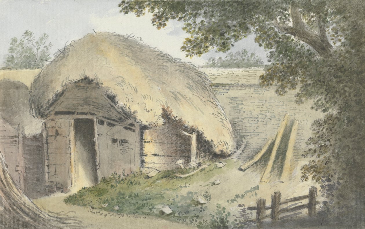 Thatched låve av Anne Peacock