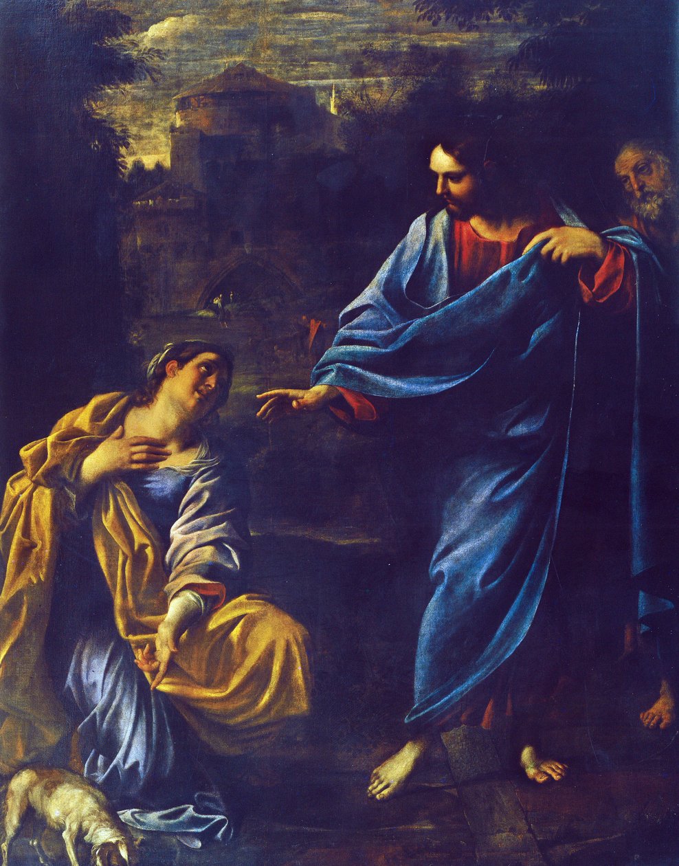 Kristus og kanaanittisk kvinne av Annibale Carracci