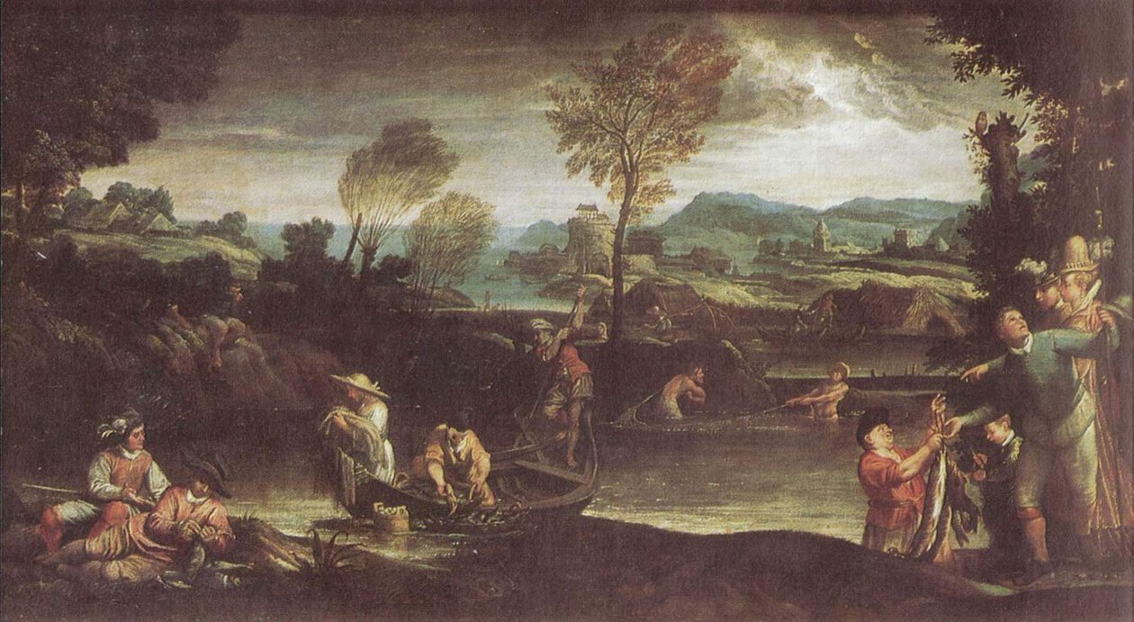 Fisket av Annibale Carracci