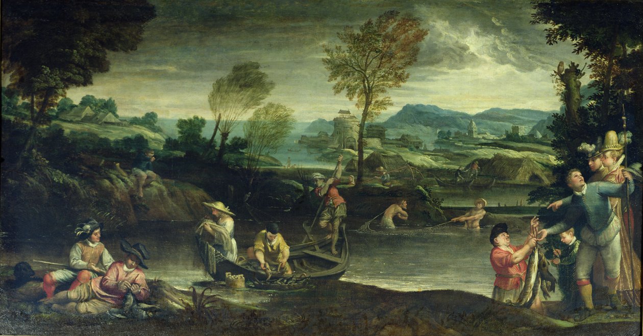 Fiske av Annibale Carracci