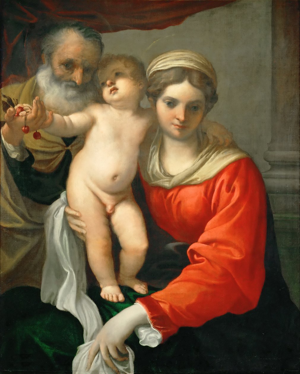 Madonna av kirsebærene av Annibale Carracci