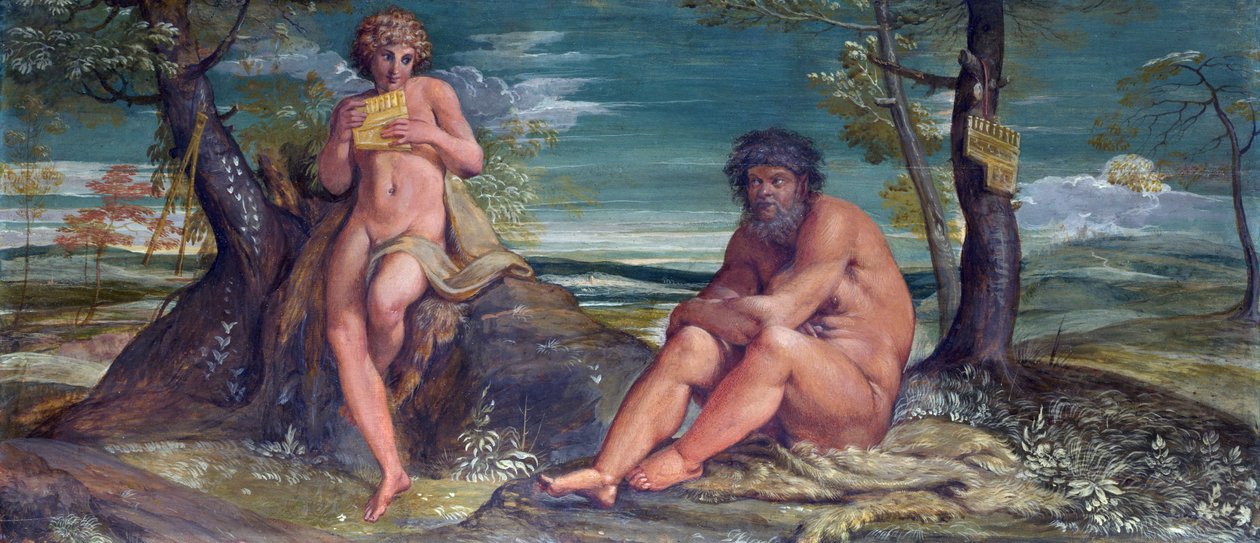 Marsyas og Olympus av Annibale Carracci