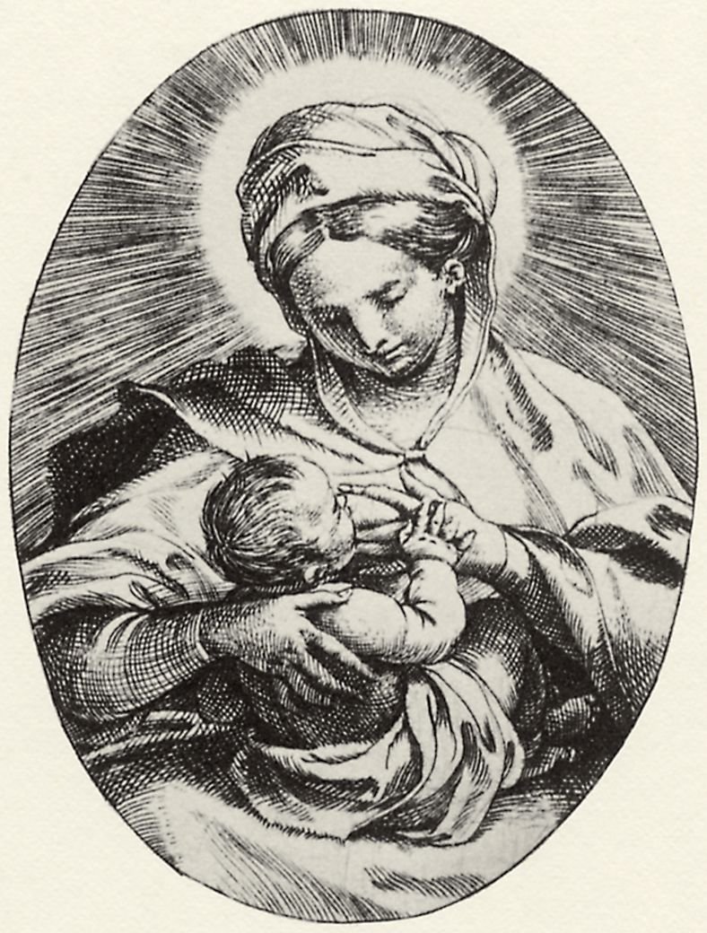 Sykepleier Madonna av Annibale Carracci
