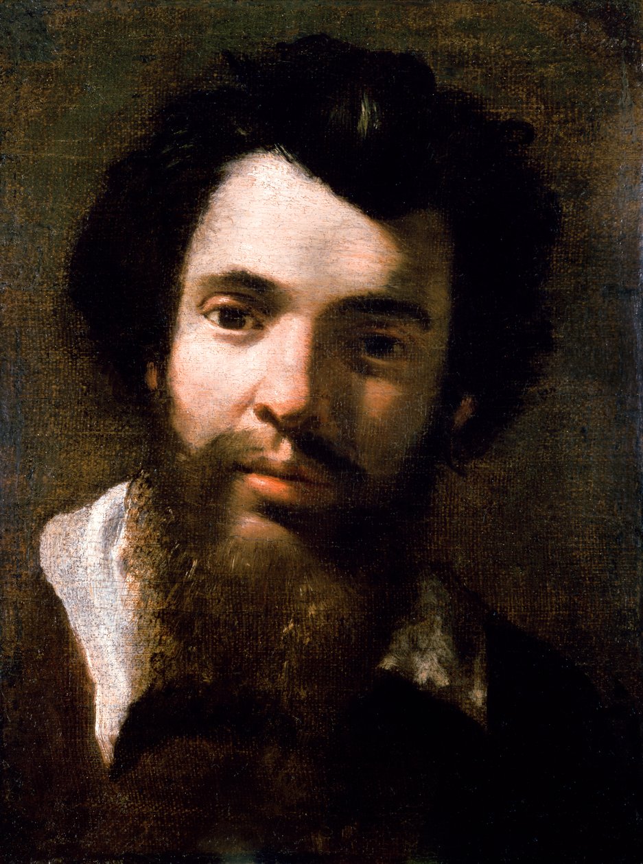 Portrett av Agostino Carracci, bror til kunstneren av Annibale Carracci