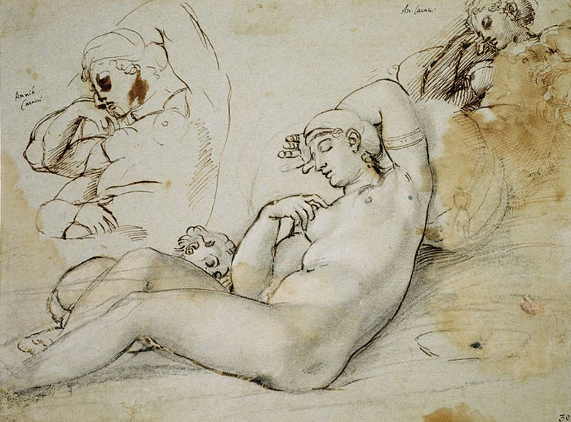 Sovende Venus av Annibale Carracci