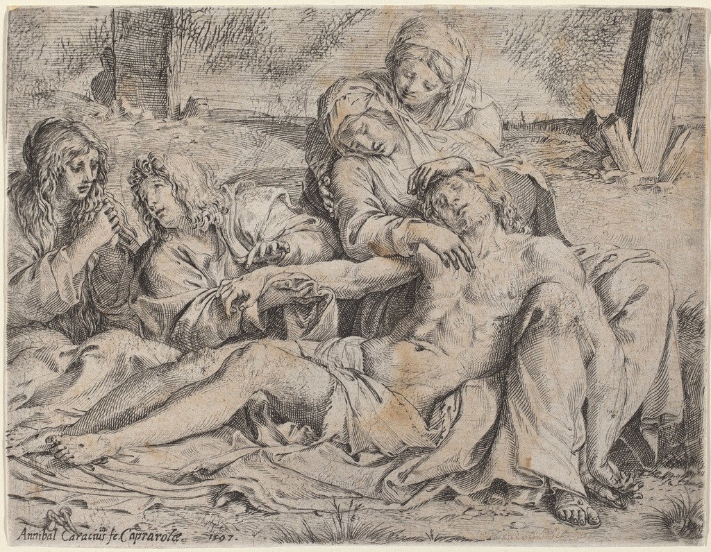 Caprarola -klagesangen av Annibale Carracci