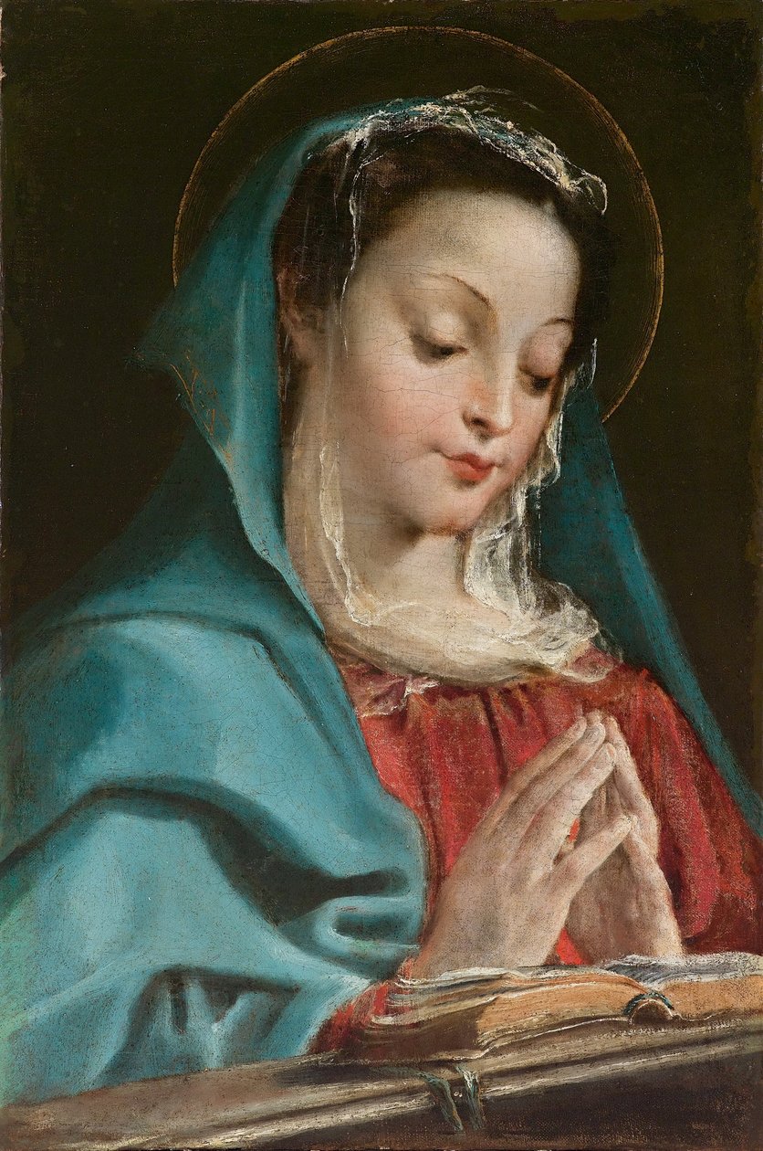 Jomfruen i bønn av Annibale Carracci