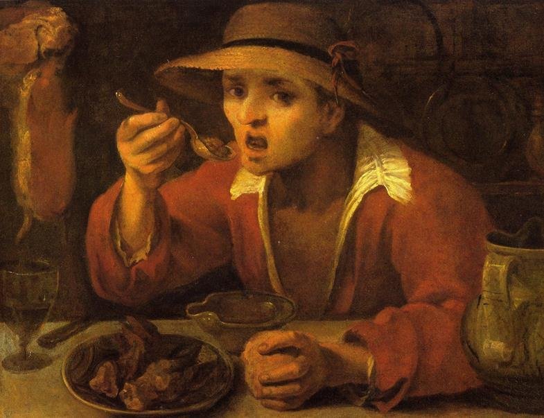 Bønnespisen av Annibale Carracci