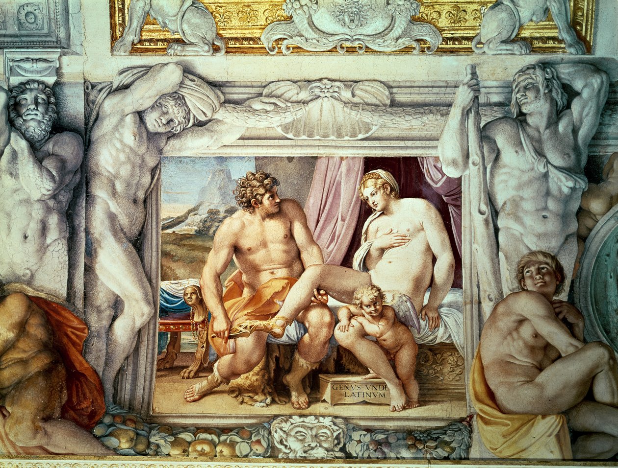 Venus og Anchises av Annibale Carracci