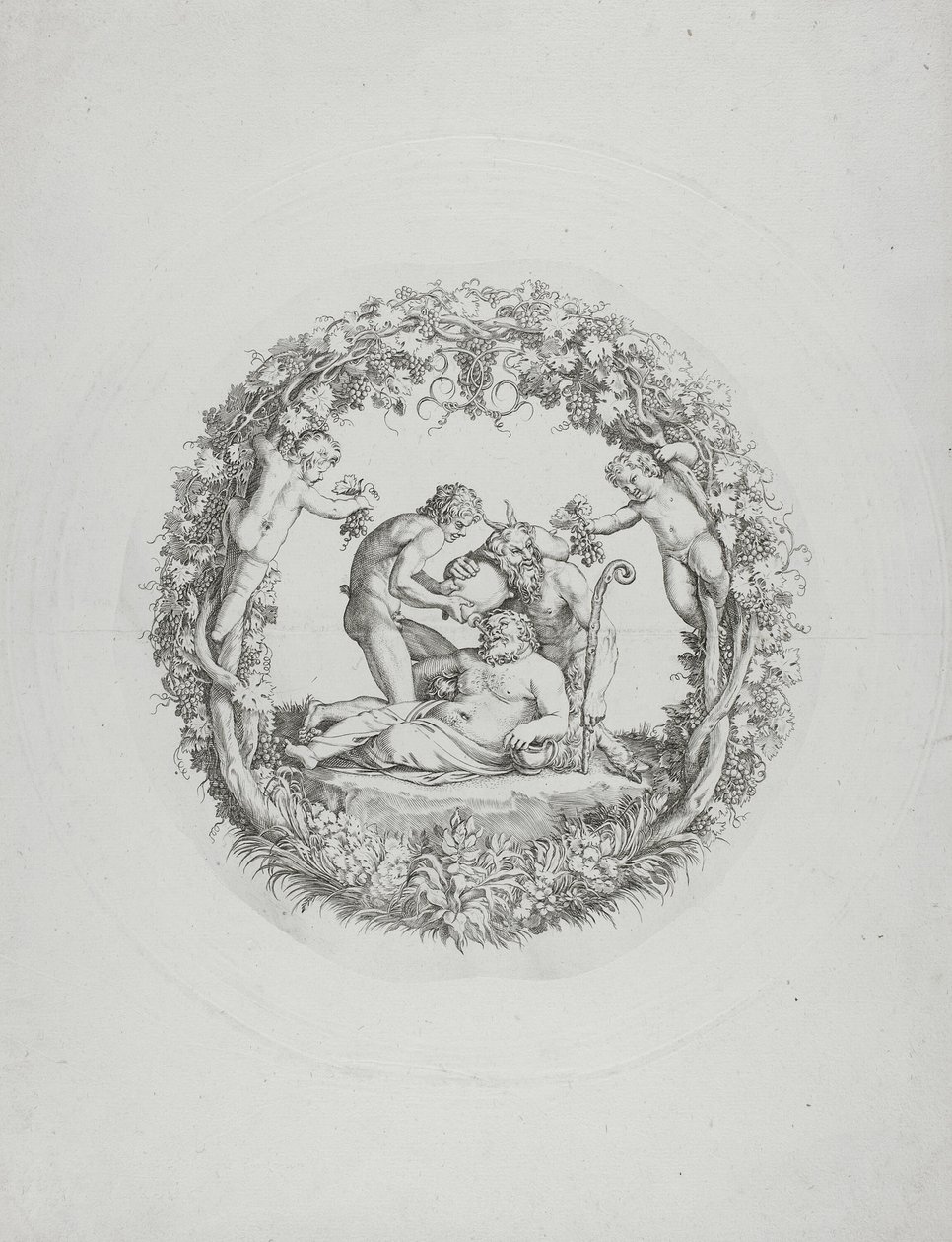 Drunken Silenus ("Tazza Farnese") av Annibale Carracci