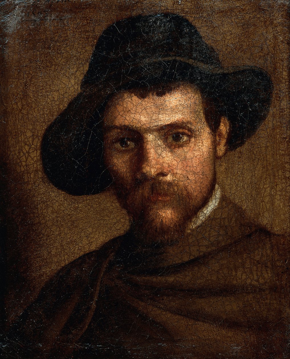 Selvportrett av Annibale Carracci