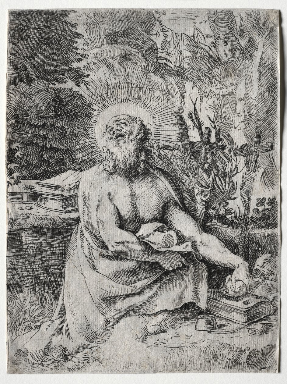 St. Jerome av Annibale Carracci