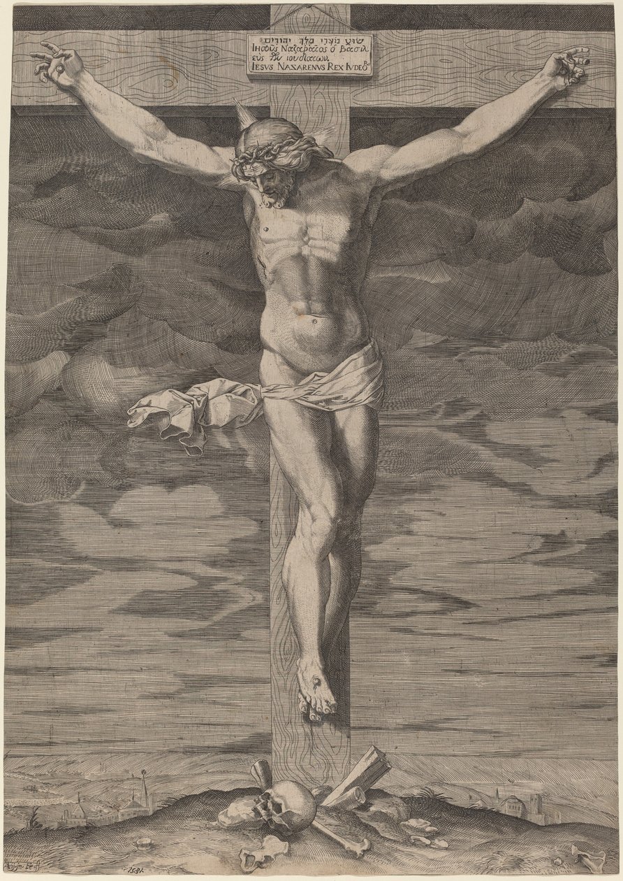 Korsfestelsen av Annibale Carracci