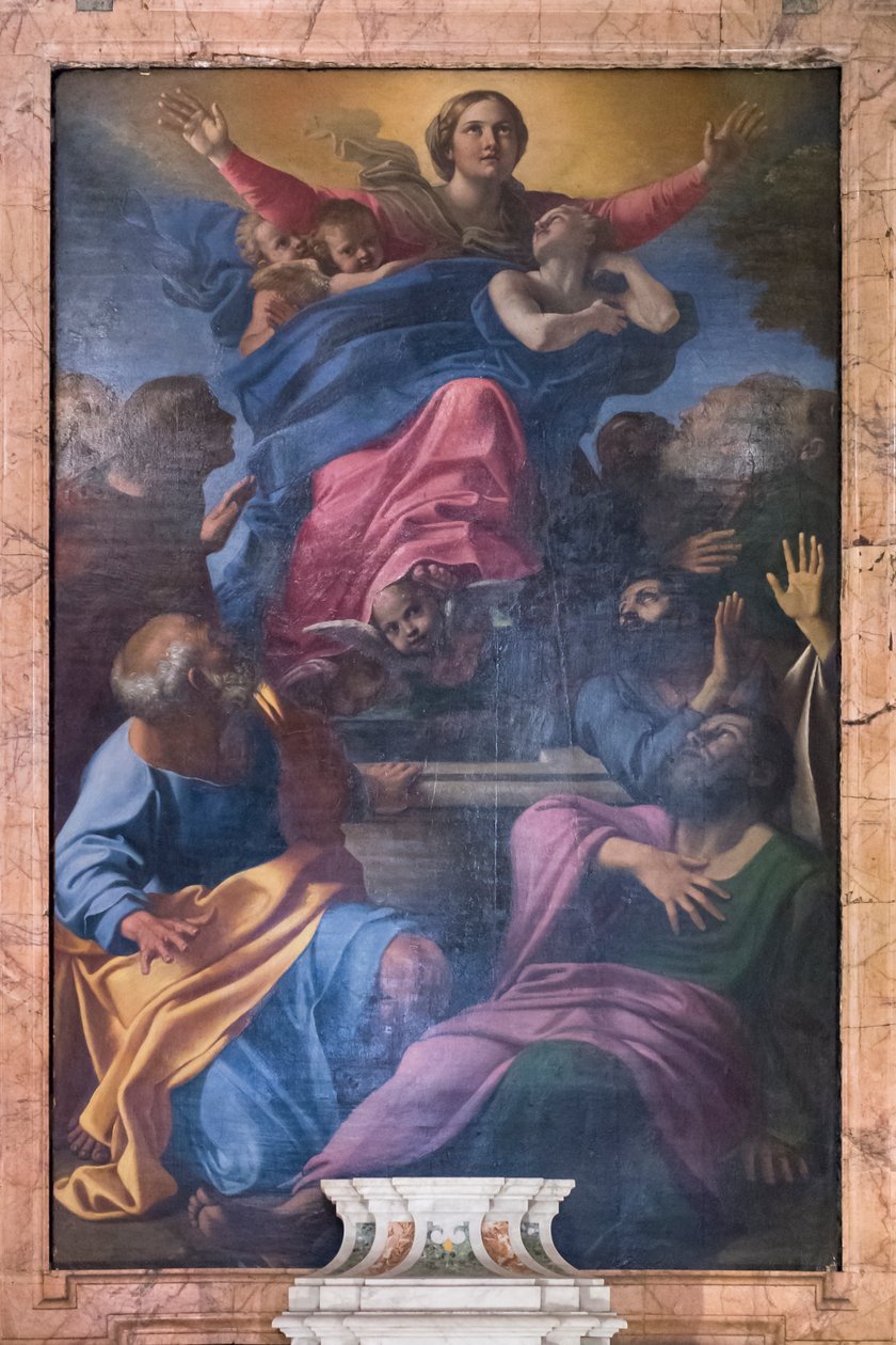 Jomfruens antagelse av Annibale Carracci