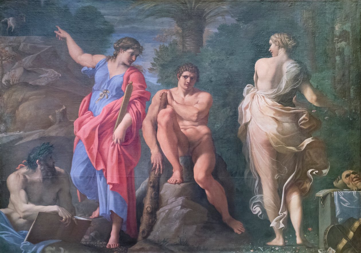 Valget av Hercules av Annibale Carracci
