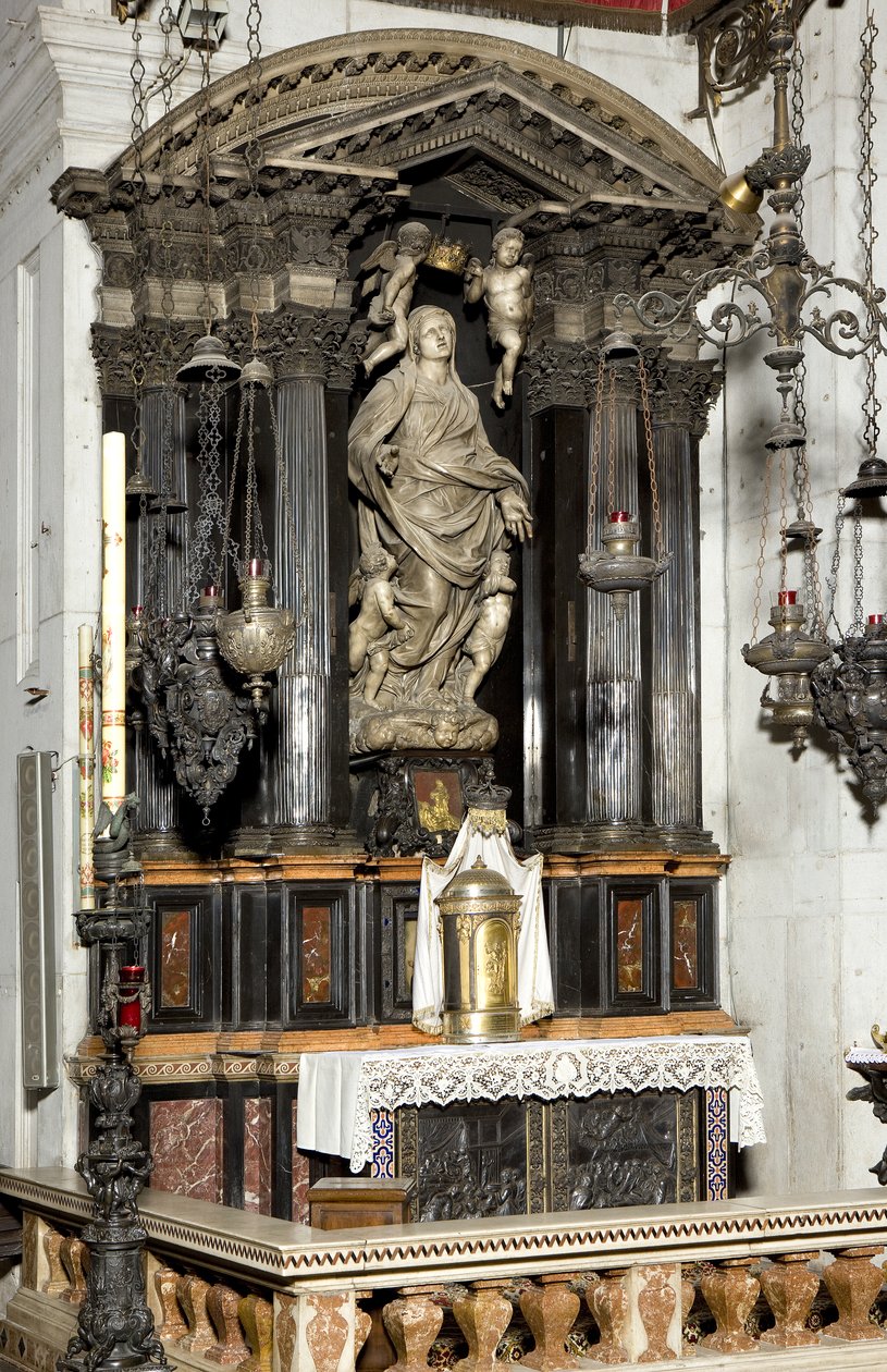 Jomfru Marias himmelfart, 1586 av Annibale Fontana