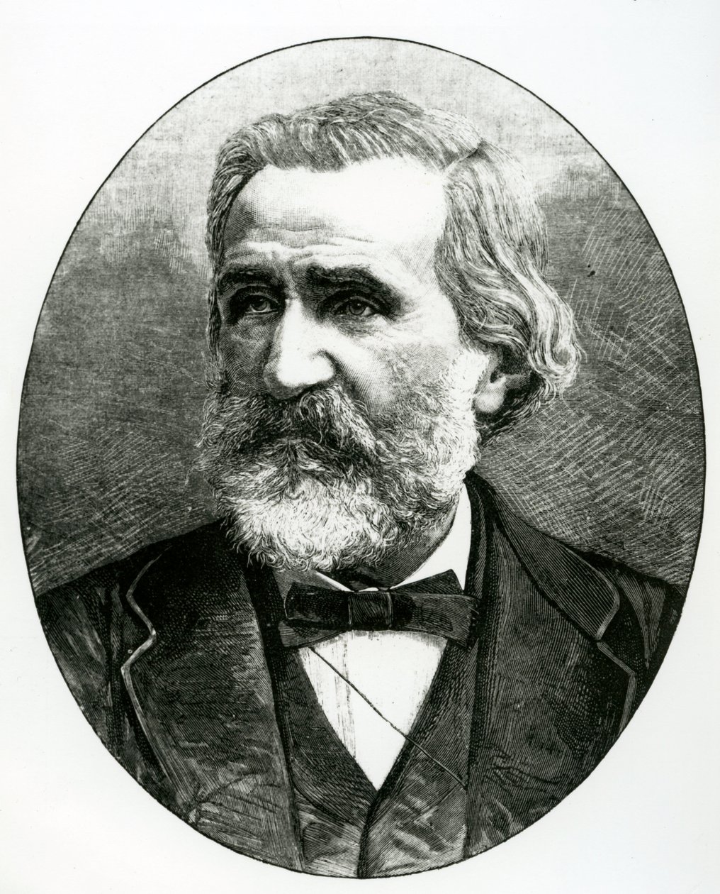 Portrett av Giuseppe Verdi (1813-1901) av Unbekannt Unbekannt