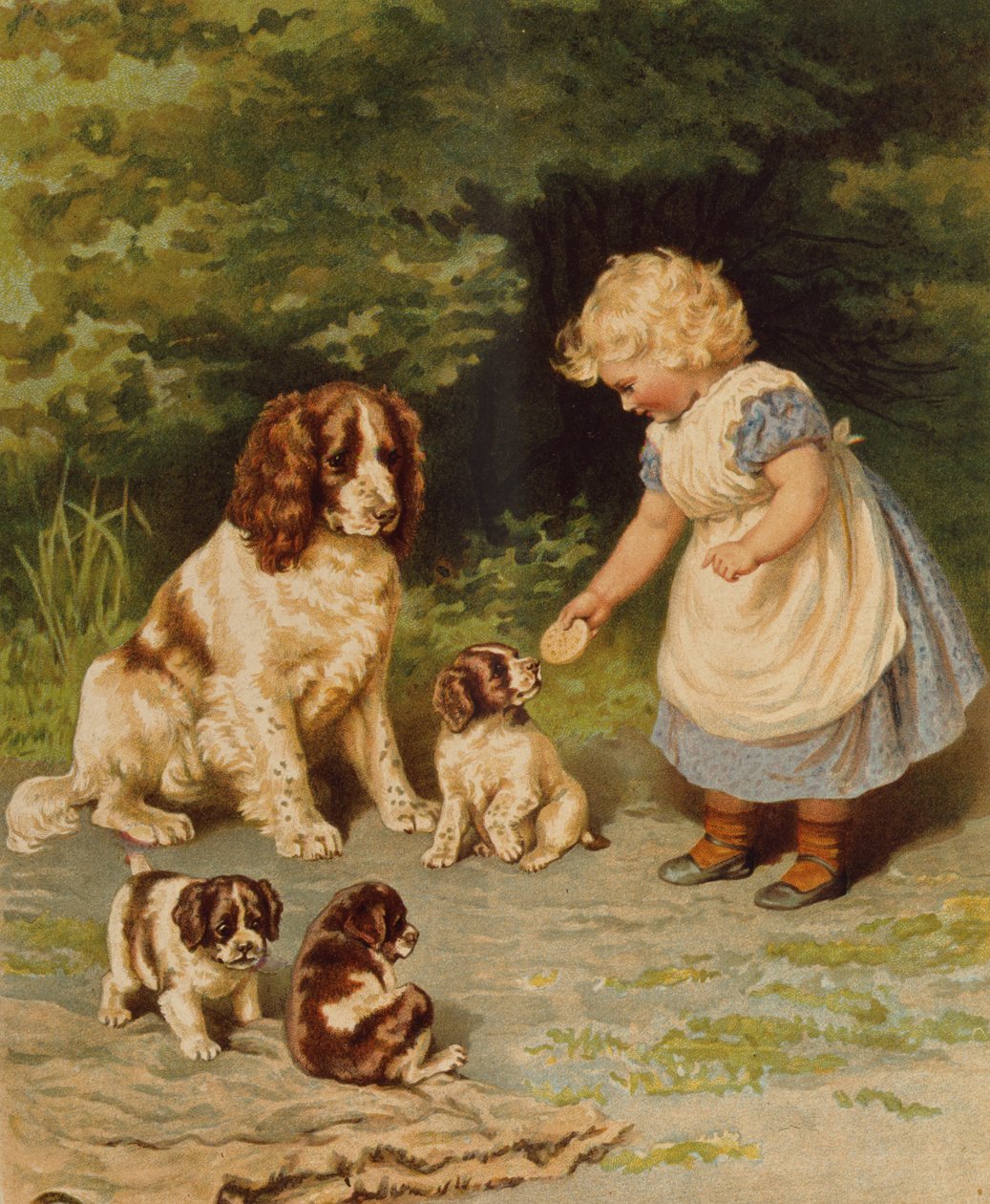 Lenas Pets, illustrasjon tidlig på 1900-tallet av Anonymous