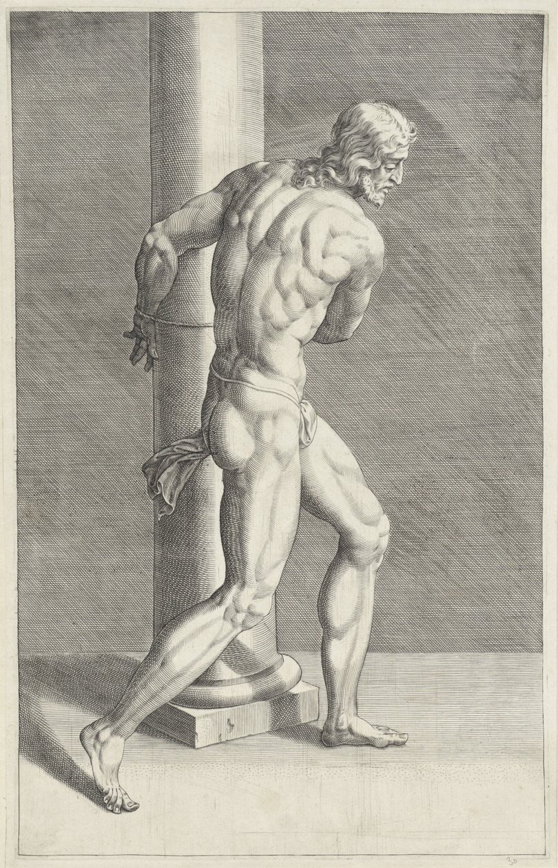 Kristus ved søylen Scourge of Christ (serietittel) av Anonymous