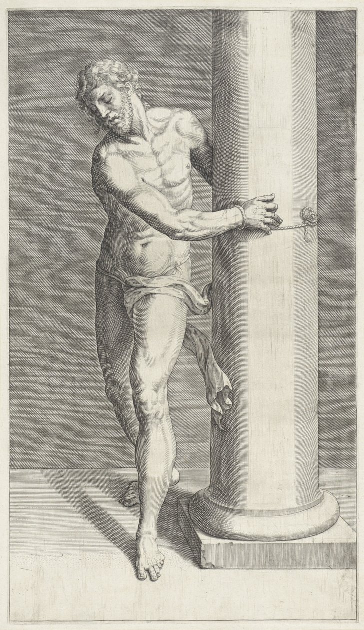 Kristus ved søylen Scourge of Christ (serietittel) av Anonymous