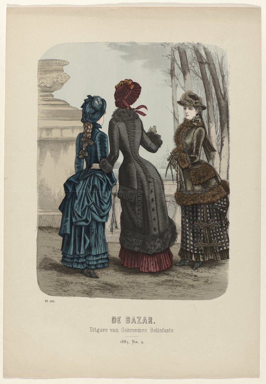 De Bazar, 1883, nr. 2, Pl. 525 av Anonymous