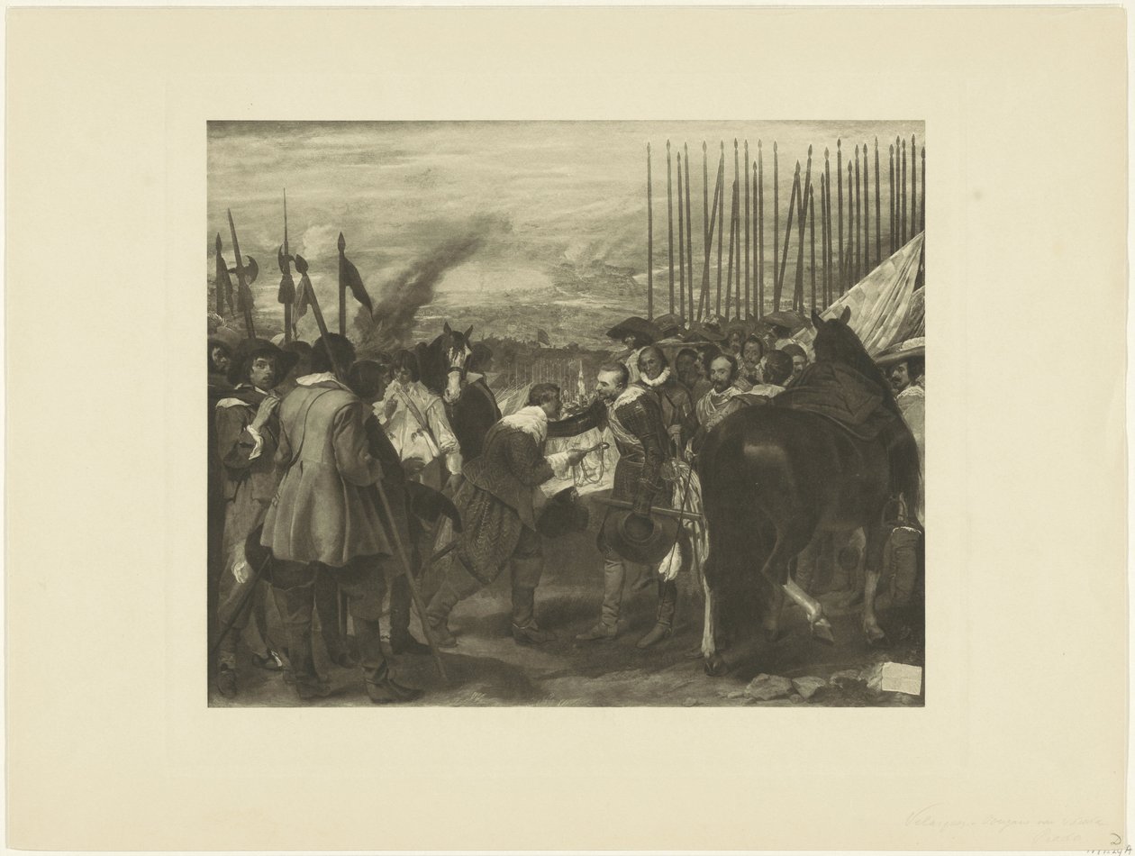Overgivelsen av Breda, til Velázquez av Anonymous