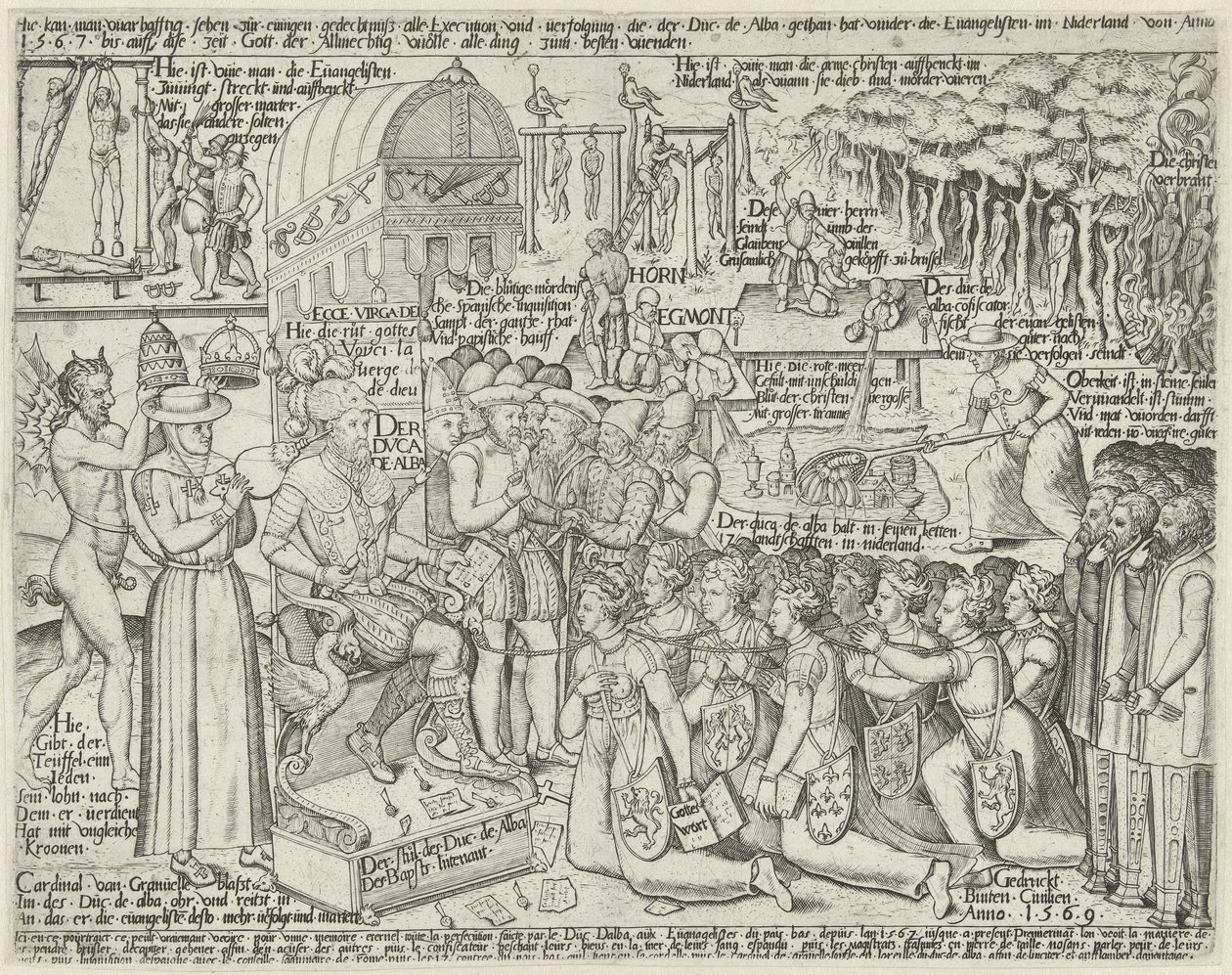 Tronen til hertugen av Alva, 1569 av Anonymous