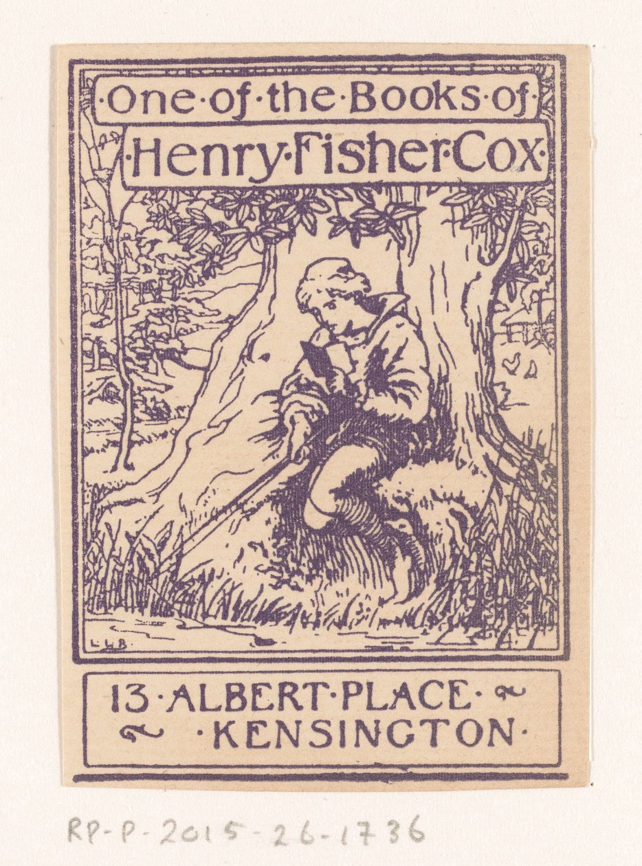 Ex libris av Henry Fisher Cox av Anonymous