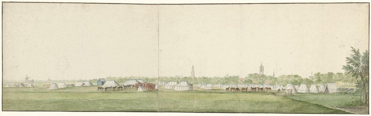 The Flying Army of the Patriots, nær Delft av Anonymous