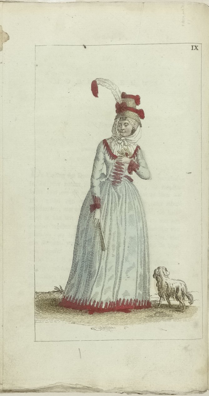 Cabinet of Fashion and Taste 1791, pl. IX av Anonymous